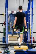 19 June 2020; Para cyclist Ronan Grimes during a training session at the Sport Ireland Campus in Dublin. Athletes have been approved for return of restricted training under Athletics Ireland and the Irish Government’s Roadmap for Reopening of Society and Business following strict protocols of social distancing and hand sanitisation among other measures allowing it to return in a phased manner, having been suspended since March due to the Irish Government's efforts to contain the spread of the Coronavirus (COVID-19) pandemic. Photo by Stephen McCarthy/Sportsfile