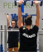 19 June 2020; Diver Clare Cryan during a training session at the Sport Ireland Campus in Dublin. Athletes have been approved for return of restricted training under Athletics Ireland and the Irish Government’s Roadmap for Reopening of Society and Business following strict protocols of social distancing and hand sanitisation among other measures allowing it to return in a phased manner, having been suspended since March due to the Irish Government's efforts to contain the spread of the Coronavirus (COVID-19) pandemic. Photo by Stephen McCarthy/Sportsfile