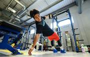 19 June 2020; Badminton Ireland's Nhat Nyugen during a training session at the Sport Ireland Campus in Dublin. Athletes have been approved for return of restricted training under Athletics Ireland and the Irish Government’s Roadmap for Reopening of Society and Business following strict protocols of social distancing and hand sanitisation among other measures allowing it to return in a phased manner, having been suspended since March due to the Irish Government's efforts to contain the spread of the Coronavirus (COVID-19) pandemic. Photo by Stephen McCarthy/Sportsfile