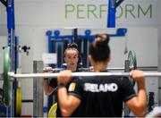 19 June 2020; Diver Clare Cryan during a training session at the Sport Ireland Campus in Dublin. Athletes have been approved for return of restricted training under Athletics Ireland and the Irish Government’s Roadmap for Reopening of Society and Business following strict protocols of social distancing and hand sanitisation among other measures allowing it to return in a phased manner, having been suspended since March due to the Irish Government's efforts to contain the spread of the Coronavirus (COVID-19) pandemic. Photo by Stephen McCarthy/Sportsfile