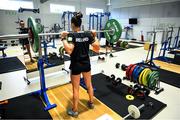 19 June 2020; Diver Clare Cryan during a training session at the Sport Ireland Campus in Dublin. Athletes have been approved for return of restricted training under Athletics Ireland and the Irish Government’s Roadmap for Reopening of Society and Business following strict protocols of social distancing and hand sanitisation among other measures allowing it to return in a phased manner, having been suspended since March due to the Irish Government's efforts to contain the spread of the Coronavirus (COVID-19) pandemic. Photo by Stephen McCarthy/Sportsfile