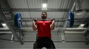 19 June 2020; Sprinter Brian Gregan during a training session at the Sport Ireland Campus in Dublin. Athletes have been approved for return of restricted training under Athletics Ireland and the Irish Government’s Roadmap for Reopening of Society and Business following strict protocols of social distancing and hand sanitisation among other measures allowing it to return in a phased manner, having been suspended since March due to the Irish Government's efforts to contain the spread of the Coronavirus (COVID-19) pandemic. Photo by Stephen McCarthy/Sportsfile