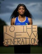 21 June 2020; Irish 64kg national champion boxer Evelyn Igharo at Dundalk, Louth. To The New Generation is a series of portraits of Black athletes in Ireland, representing their communities and families, and in some instances Ireland, in a variety of sports, including athletics, basketball, GAA, rugby and soccer. Their stories reflect a contemporary and multicultural Ireland and Ireland’s place in the world, moving more and more from an emigrant nation to an immigrant nation offering hope and a life to many people from beyond our shores. Photo by Ramsey Cardy/Sportsfile