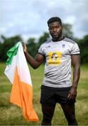 21 June 2020; Westmeath footballer Boidu Sayeh in Moate, Westmeath. To The New Generation is a series of portraits of Black athletes in Ireland, representing their communities and families, and in some instances Ireland, in a variety of sports, including athletics, basketball, GAA, rugby and soccer. Their stories reflect a contemporary and multicultural Ireland and Ireland’s place in the world, moving more and more from an emigrant nation to an immigrant nation offering hope and a life to many people from beyond our shores. Photo by Ramsey Cardy/Sportsfile