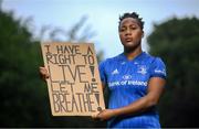 21 June 2020; Leinster and Ireland rugby player Linda Djougang in Drumcondra, Dublin. To The New Generation is a series of portraits of Black athletes in Ireland, representing their communities and families, and in some instances Ireland, in a variety of sports, including athletics, basketball, GAA, rugby and soccer. Their stories reflect a contemporary and multicultural Ireland and Ireland’s place in the world, moving more and more from an emigrant nation to an immigrant nation offering hope and a life to many people from beyond our shores. Photo by Ramsey Cardy/Sportsfile