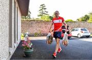 22 June 2020; Monaleen GAA player Daniel Power delivers shopping to The Sisters of the Little Company of Mary in Milford, Limerick. GAA clubs nationwide help out their local communities during restrictions imposed by the Irish Government in an effort to contain the spread of the Coronavirus (COVID-19) pandemic. GAA facilities reopened on Monday June 8 for the first time since March 25 with club matches provisionally due to start on July 31 and intercounty matches due to to take place no sooner that October 17. Photo by Eóin Noonan/Sportsfile