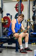 22 June 2020; Garry Ringrose during a Leinster rugby gym session at UCD in Dublin. Rugby teams have been approved for return of restricted training under IRFU and the Irish Government’s Roadmap for Reopening of Society and Business following strict protocols of social distancing and hand sanitisation among other measures allowing it to return in a phased manner, having been suspended since March due to the Irish Government's efforts to contain the spread of the Coronavirus (COVID-19) pandemic. Photo by Marcus Ó Buachalla for Leinster Rugby via Sportsfile