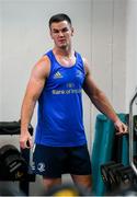 22 June 2020; Jonathan Sexton during a Leinster rugby gym session at UCD in Dublin. Rugby teams have been approved for return of restricted training under IRFU and the Irish Government’s Roadmap for Reopening of Society and Business following strict protocols of social distancing and hand sanitisation among other measures allowing it to return in a phased manner, having been suspended since March due to the Irish Government's efforts to contain the spread of the Coronavirus (COVID-19) pandemic. Photo by Marcus Ó Buachalla for Leinster Rugby via Sportsfile