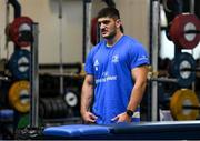 22 June 2020; Vakh Abdaladze during a Leinster rugby gym session at UCD in Dublin. Rugby teams have been approved for return of restricted training under IRFU and the Irish Government’s Roadmap for Reopening of Society and Business following strict protocols of social distancing and hand sanitisation among other measures allowing it to return in a phased manner, having been suspended since March due to the Irish Government's efforts to contain the spread of the Coronavirus (COVID-19) pandemic. Photo by Marcus Ó Buachalla for Leinster Rugby via Sportsfile