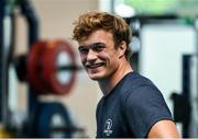 22 June 2020; Josh van der Flier during a Leinster rugby gym session at UCD in Dublin. Rugby teams have been approved for return of restricted training under IRFU and the Irish Government’s Roadmap for Reopening of Society and Business following strict protocols of social distancing and hand sanitisation among other measures allowing it to return in a phased manner, having been suspended since March due to the Irish Government's efforts to contain the spread of the Coronavirus (COVID-19) pandemic. Photo by Conor Sharkey for Leinster Rugby via Sportsfile