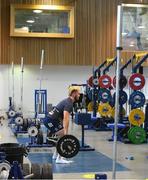 22 June 2020; Will Connors during a Leinster rugby gym session at UCD in Dublin. Rugby teams have been approved for return of restricted training under IRFU and the Irish Government’s Roadmap for Reopening of Society and Business following strict protocols of social distancing and hand sanitisation among other measures allowing it to return in a phased manner, having been suspended since March due to the Irish Government's efforts to contain the spread of the Coronavirus (COVID-19) pandemic. Photo by Marcus Ó Buachalla for Leinster Rugby via Sportsfile