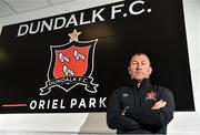 23 June 2020; Newly appointed assistant manager Alan Reynolds poses for a portrait ahead of a Dundalk training session at Oriel Park in Dundalk, Louth. Following approval from the Football Association of Ireland and the Irish Government, the four European qualified SSE Airtricity League teams resumed collective training. On March 12, the FAI announced the cessation of all football under their jurisdiction upon directives from the Irish Government, the Department of Health and UEFA, due to the outbreak of the Coronavirus (COVID-19) pandemic. Photo by Ben McShane/Sportsfile