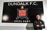 23 June 2020; Newly appointed assistant manager Alan Reynolds poses for a portrait ahead of a Dundalk training session at Oriel Park in Dundalk, Louth. Following approval from the Football Association of Ireland and the Irish Government, the four European qualified SSE Airtricity League teams resumed collective training. On March 12, the FAI announced the cessation of all football under their jurisdiction upon directives from the Irish Government, the Department of Health and UEFA, due to the outbreak of the Coronavirus (COVID-19) pandemic. Photo by Ben McShane/Sportsfile