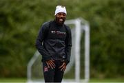 23 June 2020; Nathan Oduwa during a Dundalk training session at Oriel Park in Dundalk, Louth. Following approval from the Football Association of Ireland and the Irish Government, the four European qualified SSE Airtricity League teams resumed collective training. On March 12, the FAI announced the cessation of all football under their jurisdiction upon directives from the Irish Government, the Department of Health and UEFA, due to the outbreak of the Coronavirus (COVID-19) pandemic. Photo by Ben McShane/Sportsfile