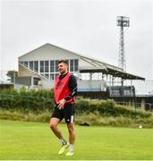 23 June 2020; Jordan Flores during a Dundalk training session at Oriel Park in Dundalk, Louth. Following approval from the Football Association of Ireland and the Irish Government, the four European qualified SSE Airtricity League teams resumed collective training. On March 12, the FAI announced the cessation of all football under their jurisdiction upon directives from the Irish Government, the Department of Health and UEFA, due to the outbreak of the Coronavirus (COVID-19) pandemic. Photo by Ben McShane/Sportsfile