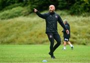 23 June 2020; Strength and conditioning coach Graham Norton during a Dundalk training session at Oriel Park in Dundalk, Louth. Following approval from the Football Association of Ireland and the Irish Government, the four European qualified SSE Airtricity League teams resumed collective training. On March 12, the FAI announced the cessation of all football under their jurisdiction upon directives from the Irish Government, the Department of Health and UEFA, due to the outbreak of the Coronavirus (COVID-19) pandemic. Photo by Ben McShane/Sportsfile