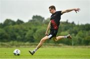 23 June 2020; Daniel Kelly during a Dundalk training session at Oriel Park in Dundalk, Louth. Following approval from the Football Association of Ireland and the Irish Government, the four European qualified SSE Airtricity League teams resumed collective training. On March 12, the FAI announced the cessation of all football under their jurisdiction upon directives from the Irish Government, the Department of Health and UEFA, due to the outbreak of the Coronavirus (COVID-19) pandemic. Photo by Ben McShane/Sportsfile