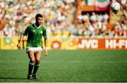 25 June 1990; Paul McGrath of Republic of Ireland during the FIFA World Cup 1990 Round of 16 match between Republic of Ireland and Romania at the Stadio Luigi Ferraris in Genoa, Italy. Photo by Ray McManus/Sportsfile