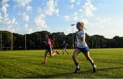 24 June 2020; Caoimhe O'Connor, right, with team-mates during a Clontarf GAA Club training session at St Anne's Park in Clontarf, Dublin. Following approval from the GAA and the Irish Government, the GAA released its safe return to play protocols, allowing pitches to be opened for non contact training on 24 June and for training and challenge games to resume from 29 June. On March 25, the GAA announced the cessation of all GAA activities and closures of all GAA facilities under their jurisdiction upon directives from the Irish Government in an effort to contain the Coronavirus (COVID-19) pandemic. Photo by David Fitzgerald/Sportsfile