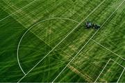25 June 2020; A general view of pitch works underway at the new 4G pitch at the Connacht GAA Centre in Bekan, Claremorris, Mayo. Photo by Piaras Ó Mídheach/Sportsfile