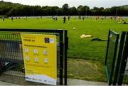 25 June 2020; A general view during a Glenswilly GAA Club training session at Glenkerragh in Donegal. Following approval from the GAA and the Irish Government, the GAA released its safe return to play protocols, allowing pitches to be opened for non contact training on 24 June and for training and challenge games to resume from 29 June. On March 25, the GAA announced the cessation of all GAA activities and closures of all GAA facilities under their jurisdiction upon directives from the Irish Government in an effort to contain the Coronavirus (COVID-19) pandemic. Photo by Oliver McVeigh/Sportsfile