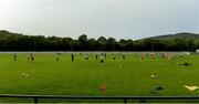 25 June 2020; A general view during a Glenswilly GAA Club training session at Glenkerragh in Donegal. Following approval from the GAA and the Irish Government, the GAA released its safe return to play protocols, allowing pitches to be opened for non contact training on 24 June and for training and challenge games to resume from 29 June. On March 25, the GAA announced the cessation of all GAA activities and closures of all GAA facilities under their jurisdiction upon directives from the Irish Government in an effort to contain the Coronavirus (COVID-19) pandemic. Photo by Oliver McVeigh/Sportsfile
