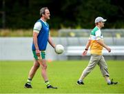 25 June 2020; Michael Murphy, left, during a Glenswilly GAA Club training session at Glenkerragh in Donegal. Following approval from the GAA and the Irish Government, the GAA released its safe return to play protocols, allowing pitches to be opened for non contact training on 24 June and for training and challenge games to resume from 29 June. On March 25, the GAA announced the cessation of all GAA activities and closures of all GAA facilities under their jurisdiction upon directives from the Irish Government in an effort to contain the Coronavirus (COVID-19) pandemic. Photo by Oliver McVeigh/Sportsfile