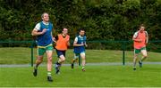 25 June 2020; Michael Murphy, left, with his team-mates during a Glenswilly GAA Club training session at Glenkerragh in Donegal. Following approval from the GAA and the Irish Government, the GAA released its safe return to play protocols, allowing pitches to be opened for non contact training on 24 June and for training and challenge games to resume from 29 June. On March 25, the GAA announced the cessation of all GAA activities and closures of all GAA facilities under their jurisdiction upon directives from the Irish Government in an effort to contain the Coronavirus (COVID-19) pandemic. Photo by Oliver McVeigh/Sportsfile