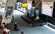 26 June 2020; A general view during the GAA fixtures press conference at Croke Park in Dublin. The GAA announced that inter-county fixtures will resume on October 17. Following approval from the GAA and the Irish Government, the GAA released its safe return to play protocols, allowing pitches to be opened for training and challenge games from 29 June. On March 25, the GAA announced the cessation of all GAA activities and closures of all GAA facilities under their jurisdiction upon directives from the Irish Government in an effort to contain the Coronavirus (COVID-19) pandemic. Photo by Ramsey Cardy/Sportsfile