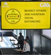 26 June 2020; Fergal McGill, Director of Player, Club & Games Administration, during the GAA fixtures press conference at Croke Park in Dublin. The GAA announced that inter-county fixtures will resume on October 17. Following approval from the GAA and the Irish Government, the GAA released its safe return to play protocols, allowing pitches to be opened for training and challenge games from 29 June. On March 25, the GAA announced the cessation of all GAA activities and closures of all GAA facilities under their jurisdiction upon directives from the Irish Government in an effort to contain the Coronavirus (COVID-19) pandemic. Photo by Ramsey Cardy/Sportsfile