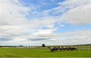 26 June 2020; A view of the field following the start of the Irish Stallion Farms EBF (C & G) Maiden during day one of the Dubai Duty Free Irish Derby Festival at The Curragh Racecourse in Kildare. Horse Racing continues behind closed doors following strict protocols having been suspended from March 25 due to the Irish Government's efforts to contain the spread of the Coronavirus (COVID-19) pandemic. Photo by Seb Daly/Sportsfile