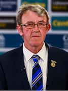 26 June 2020; Chairman of the Munster Council of the GAA Liam Lenihan during the Munster Hurling Championship Draw at Leinster Council offices on Mountmellick Road in Portlaoise, Laois. The GAA have announced that inter-county fixtures will resume with the final rounds of the Allianz Leagues on 17/18 October and the Munster and Leinster Hurling Championships on 24/25 October and Provincial Football Championships on weekend of 31October/1 November culminating with the All-Ireland Senior Hurling and Football Finals in December. On March 25, the GAA announced the cessation of all GAA activities and closures of all GAA facilities under their jurisdiction upon directives from the Irish Government in an effort to contain the Coronavirus (COVID-19) pandemic. Photo by Brendan Moran/Sportsfile