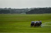 26 June 2020; A view of the field during the Extra.ie Apprentice Derby on day one of the Dubai Duty Free Irish Derby Festival at The Curragh Racecourse in Kildare. Horse Racing continues behind closed doors following strict protocols having been suspended from March 25 due to the Irish Government's efforts to contain the spread of the Coronavirus (COVID-19) pandemic. Photo by Seb Daly/Sportsfile
