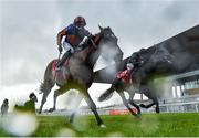 27 June 2020; Santiago, left, with Seamie Heffernan up, crosses the line ahead of second place Tiger Moth, with Emmet McNamara up, to win the Dubai Duty Free Irish Derby during day two of the Dubai Duty Free Irish Derby Festival at The Curragh Racecourse in Kildare. Horse Racing continues behind closed doors following strict protocols having been suspended from March 25 due to the Irish Government's efforts to contain the spread of the Coronavirus (COVID-19) pandemic. Photo by Seb Daly/Sportsfile