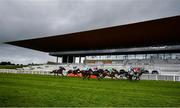 28 June 2020; Speak In Colours, with Shane Crosse up, right, on their way to winning the Weatherbys Ireland Greenlands Stakes race during day three of the Dubai Duty Free Irish Derby Festival at The Curragh Racecourse in Kildare. Horse Racing continues behind closed doors following strict protocols having been suspended from March 25 due to the Irish Government's efforts to contain the spread of the Coronavirus (COVID-19) pandemic. Photo by David Fitzgerald/Sportsfile