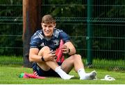 29 June 2020; Garry Ringrose during Leinster rugby squad training at UCD in Dublin. Rugby teams have been approved for return of restricted training under IRFU and the Irish Government’s Roadmap for Reopening of Society and Business following strict protocols allowing it to return in a phased manner, having been suspended since March due to the Irish Government's efforts to contain the spread of the Coronavirus (COVID-19) pandemic. Photo by Marcus Ó Buachalla for Leinster Rugby via Sportsfile
