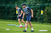 29 June 2020; Fergus McFadden during Leinster rugby squad training at UCD in Dublin. Rugby teams have been approved for return of restricted training under IRFU and the Irish Government’s Roadmap for Reopening of Society and Business following strict protocols allowing it to return in a phased manner, having been suspended since March due to the Irish Government's efforts to contain the spread of the Coronavirus (COVID-19) pandemic. Photo by Marcus Ó Buachalla for Leinster Rugby via Sportsfile