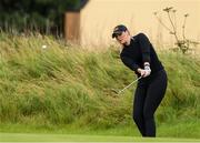 29 June 2020; Olivia Mehaffey pitches onto the second green during the Flogas Irish Scratch Series at the Seapoint Golf Club in Termonfeckin, Louth. Photo by Matt Browne/Sportsfile