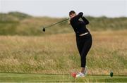 29 June 2020; Olivia Mehaffey on the 7th tee box during the Flogas Irish Scratch Series at the Seapoint Golf Club in Termonfeckin, Louth. Photo by Matt Browne/Sportsfile