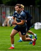 29 June 2020; Jordan Larmour during Leinster rugby squad training at UCD in Dublin. Rugby teams have been approved for return of restricted training under IRFU and the Irish Government’s Roadmap for Reopening of Society and Business following strict protocols allowing it to return in a phased manner, having been suspended since March due to the Irish Government's efforts to contain the spread of the Coronavirus (COVID-19) pandemic. Photo by Marcus Ó Buachalla for Leinster Rugby via Sportsfile