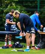 29 June 2020; Jimmy O'Brien during Leinster rugby squad training at UCD in Dublin. Rugby teams have been approved for return of restricted training under IRFU and the Irish Government’s Roadmap for Reopening of Society and Business following strict protocols allowing it to return in a phased manner, having been suspended since March due to the Irish Government's efforts to contain the spread of the Coronavirus (COVID-19) pandemic. Photo by Marcus Ó Buachalla for Leinster Rugby via Sportsfile