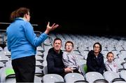 29 June 2020;  Tour Guide Siobhan Doyle speaking to the Gribbin family from Castledawson in Derry,  during a tour at the reopened GAA Museum at Croke Park. The inspiring Stadium Tour, thrilling Skyline Tour and treasured GAA Museum are now open to the public. With the GAA All-Ireland Senior Championships postponed until October, this is your only chance to visit Croke Park this summer, making them this season’s hottest tickets! For more see www.crokepark.ie/tours. Photo by Sam Barnes/Sportsfile