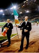 30 June 1990; Republic of Ireland manager Jack Charlton and assistamt manager Maurice Setters, left, after the FIFA World Cup 1990 Quarter-Final match between Italy and Republic of Ireland at the Stadio Olimpico in Rome, Italy. Photo by Ray McManus/Sportsfile