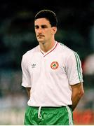 30 June 1990; John Aldridge of Republic of Ireland prior to the FIFA World Cup 1990 Quarter-Final match between Italy and Republic of Ireland at the Stadio Olimpico in Rome, Italy. Photo by Ray McManus/Sportsfile