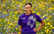 1 July 2020; Irish International athlete, Nadia Power, in attendance at the launch of the Irish Life Health Mile Challenge at Santry Park in Dublin. The weeklong challenge to find out the fittest and most active club and county starts on 17th August. This marks the 35th anniversary of Ireland's top milers setting a 4x1-mile relay world record. Finishing on 23rd of August when Ireland’s top athletes will also take to the track to compete for national titles at the Irish Life Health Track and Field Championships. Photo by Sam Barnes/Sportsfile