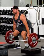 2 July 2020; Rob Herring during an Ulster Rugby gym session at Kingspan Stadium in Belfast. Photo by Robyn McMurray for Ulster Rugby via Sportsfile