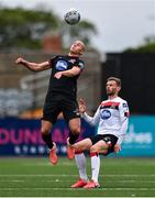 3 July 2020; Georgie Kelly, left, in action against Andy Boyle during a Dundalk training match at Oriel Park in Dundalk, Louth. Photo by Ben McShane/Sportsfile