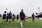 3 July 2020; Dundalk players, lead by John Mountney, centre, leave the pitch following a Dundalk training match at Oriel Park in Dundalk, Louth. Photo by Ben McShane/Sportsfile
