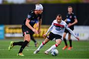 3 July 2020; Daniel Cleary, left, in action against Stefan Colovic during a Dundalk training match at Oriel Park in Dundalk, Louth. Photo by Ben McShane/Sportsfile