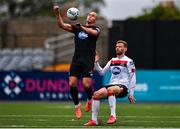 3 July 2020; Georgie Kelly, left, in action against Andy Boyle during a Dundalk training match at Oriel Park in Dundalk, Louth. Photo by Ben McShane/Sportsfile